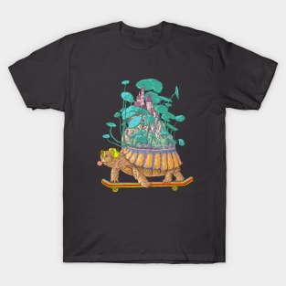 Turtle’s moving castle animal shirt graphic tee T-Shirt